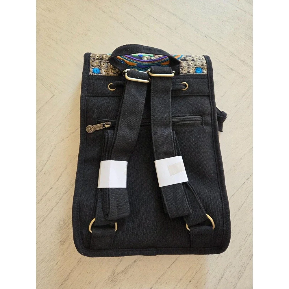Goodhan Embroidered Backpack Purse for Women, Boho Bag